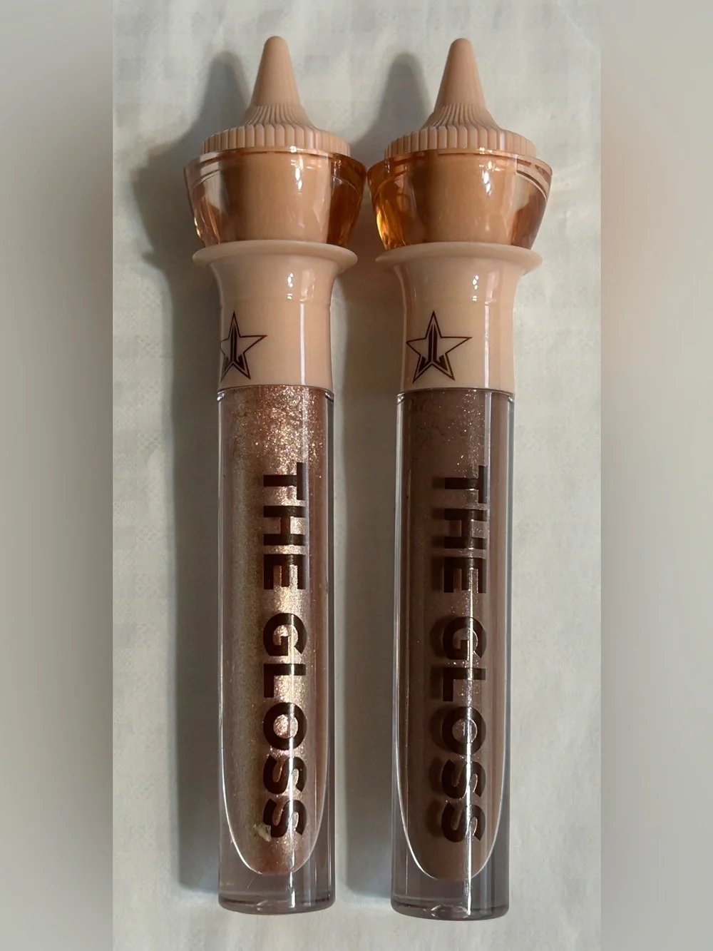 Jeffree Star  Lip Gloss Bundle  in Warm Nude/Gold